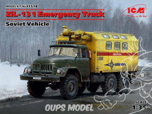 Icm maquette militaire 35518 ZiL-131 Camion d'Urgence Sovietique 1/35