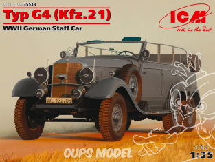 Icm maquette militaire 35538 Mercedes Benz Type G4 (Kfz.21) WWII 1/35