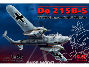 Icm maquette avion 48242 Dornier Do 215B-5 Chasseur nocturne WWII 1/48