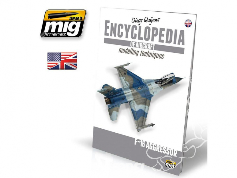 MIG magazine 6055 Encyclopedie des techniques de modelisme des avions Vol. 6 – F-16 Agressor en langue Anglaise