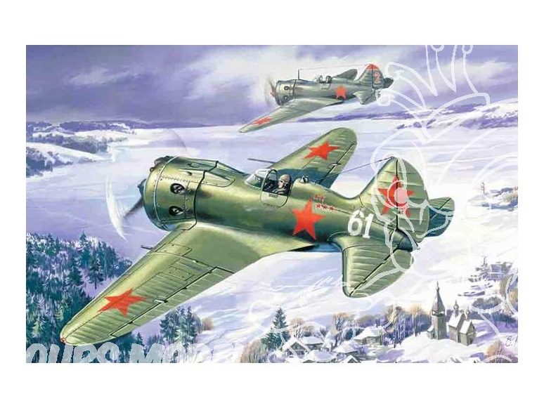 Icm maquette avion 72071 Polikarpov I-16 type 24 1/72