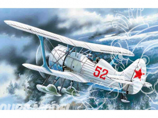 Icm maquette avion 72013 Polikarpov I-15 Bis Version Hiver WWII 1/72