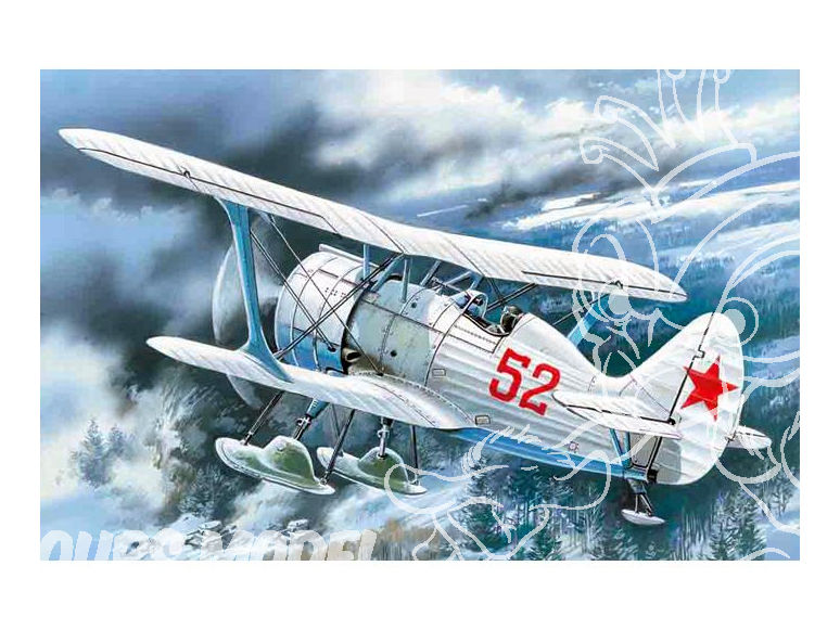 Icm maquette avion 72013 Polikarpov I-15 Bis Version Hiver WWII 1/72