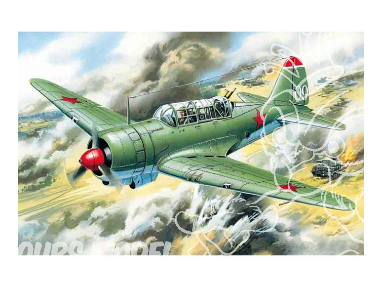 Icm maquette avion 72081 Sukhoi Su-2 WWII 1/72