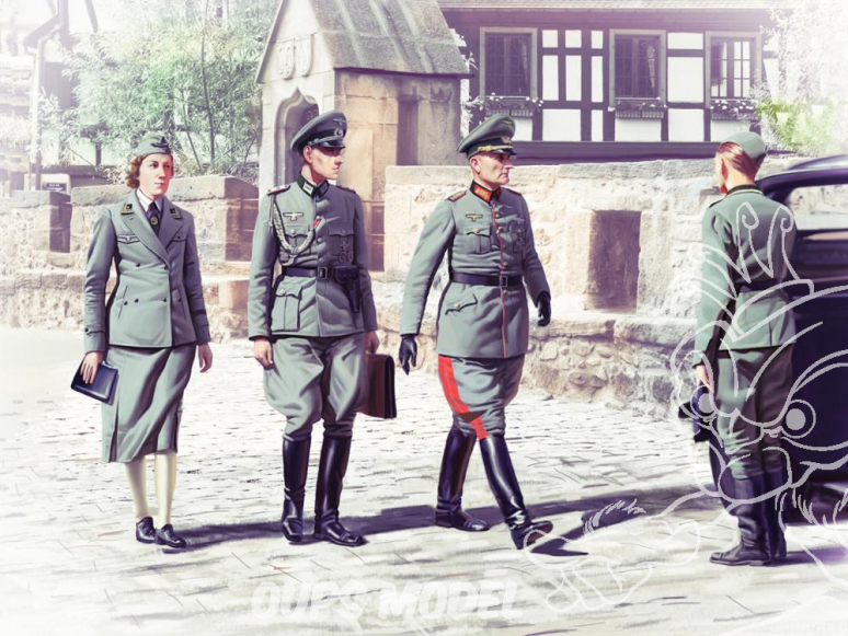 Icm maquette figurines 35611 Personnel d'Etat Major Allemand WWII 1/35