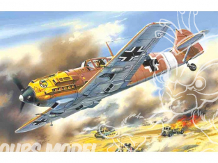 Icm maquette avion 72133 Messerschmitt Bf109E-7/Trop WWII 1/72