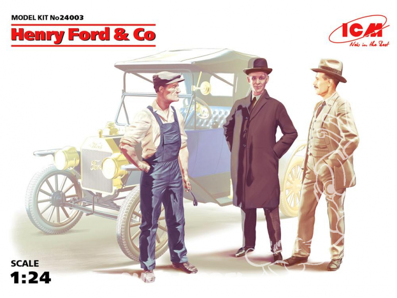 Icm maquette figurines 24003 Henry Ford & Co 1/24