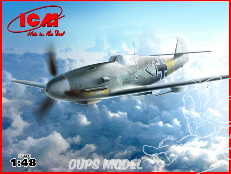 Icm maquette avion 48107 Messerschmitt Bf 109F-4/R6 WWII 1/48