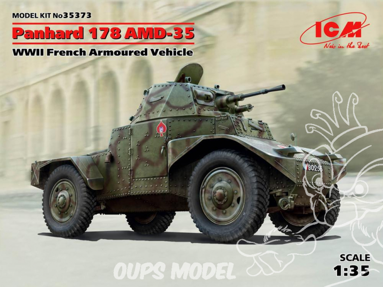 Icm maquette militaire 35373 Panhard 178 AMD-35 WWII 1/35