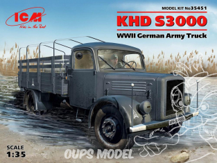 Icm maquette militaire 35451 Magirus Deutz KHD S3000 WWII 1/35