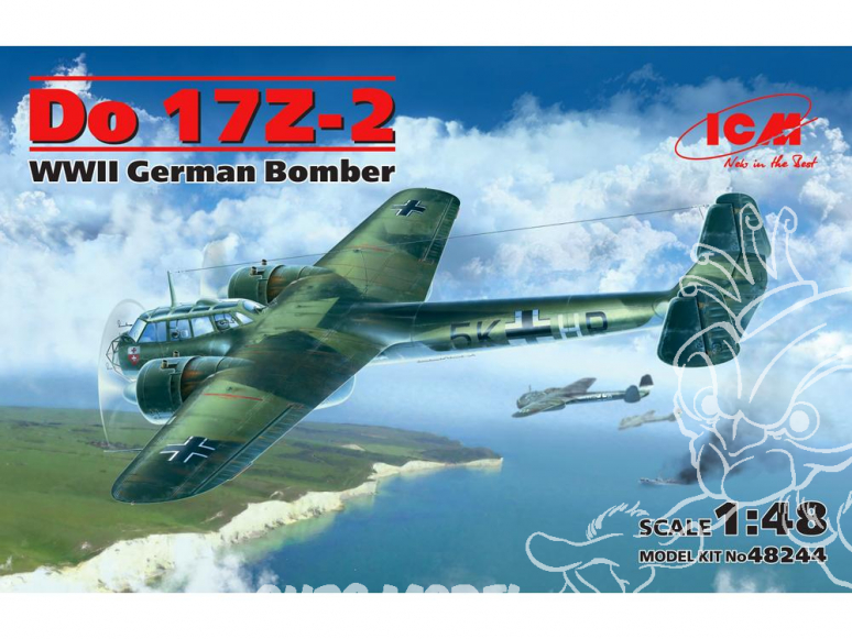 Icm maquette avion 48244 Dornier Do 17Z-2 WWII 1/48