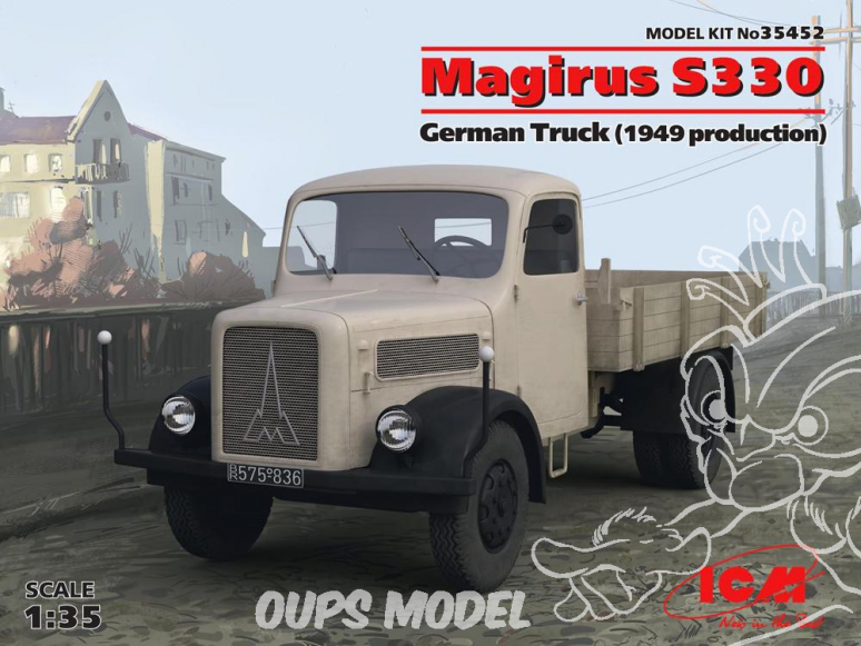 Icm maquette militaire 35452 Magirus S330 Production 1949 1/35