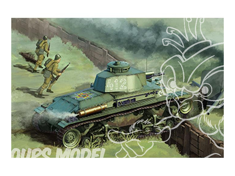 Bronco maquette militaire CB 35105 SKODA LT Vz35 & R-2 TANK 2en1 - (forces d’Europe de l’est) 1/35