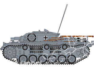 Bronco maquette militaire CB 35119 STURMGESCHUTZ III E SdKfz 142/1 (Front de l’EST 1942) 1/35