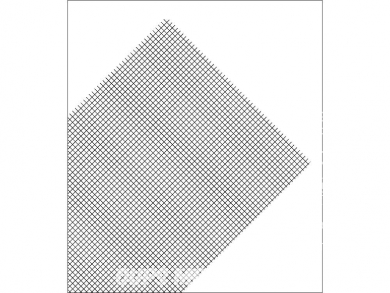 maquett 611-01 1 plaque de PVC souple grille diagonale 194x320mm 0,32mm