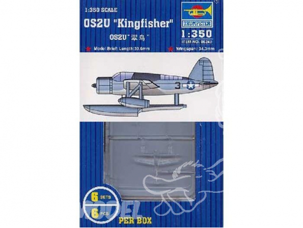 Trumpeter maquette avion 06249 SET DE 6 HYDRAVIONS OS2U KINGFISHER US NAVY 1/350