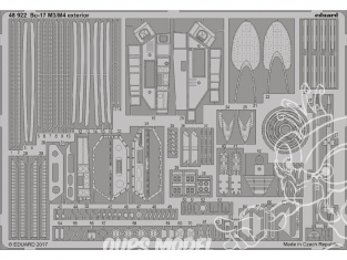 EDUARD photodecoupe avion 48922 Exterieur Sukhoi Su-17 M3/M4 Kitty Hawk 1/48