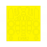 Eduard Express Mask EX552 Messerschmitt Bf 109G-6 Zvezda 1/48