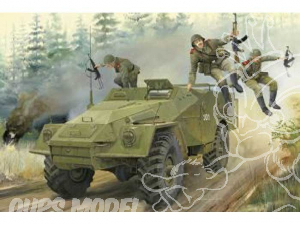 Trumpeter maquette militaire 05517 VEHICULE BLINDE SOVIETIQUE BTR-40 APC 1955 1/35