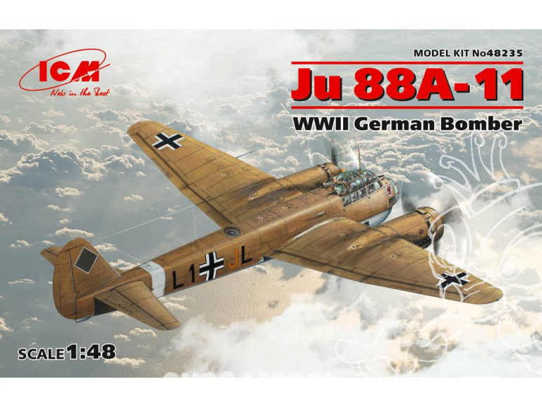 Icm maquette avion 48235 Junkers Ju 88A-11 WWII 1/48