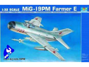 TRUMPETER maquette avion 02209 MIG-19 PM FARMER E 1/32