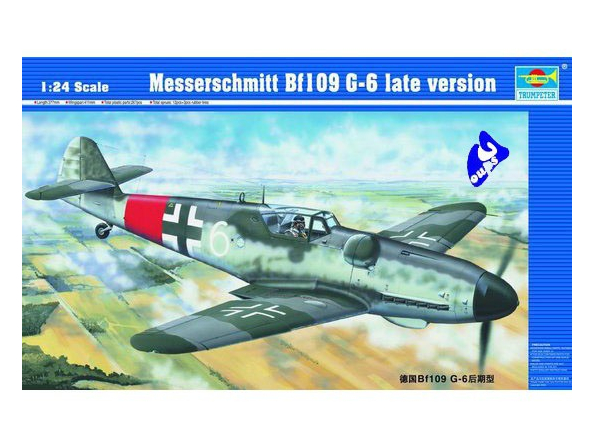 TRUMPETER 02408 MESSERSCHMITT Bf 109 G-6 1/24