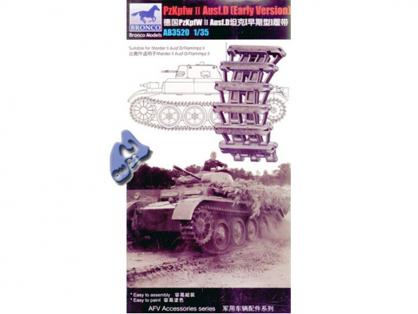 BRONCO maquette militaire 3520 PANZER II Ausf D 1/35