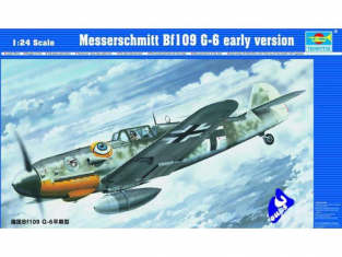 TRUMPETER 02407 MESSERSCHMITT Bf 109 G-6 1/24