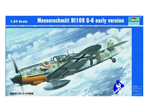TRUMPETER 02407 MESSERSCHMITT Bf 109 G-6 1/24