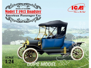 Icm maquette voiture 24001 Ford Model T 1913 Roadster 1/24