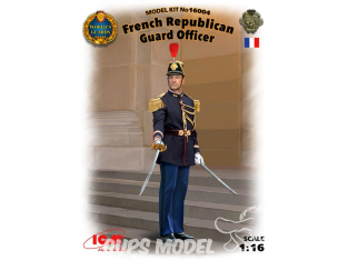 Icm maquette figurine 16004 Officier de la Garde Republicaine 1/16