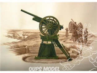 UM maquettes militaire 626 CANON DE 3" MODELE 1902 avec MONTAGE ANTI-AERIEN IVANOV 1/35
