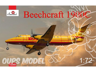 Amodel maquettes avion 72345 BEECHCRAFT 1900C DHL 1/72