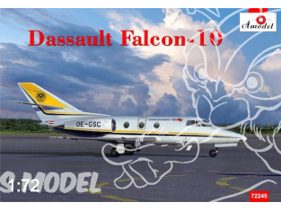 Amodel maquettes avion 72245 DASSAULT FALCON 10 1980 1/72