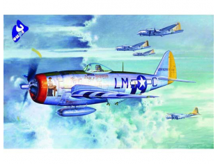 TRUMPETER maquette avion 02263 P-47 D 25 "BUBBLE TOP" 1/32