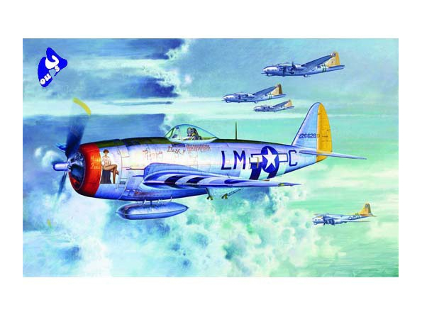 TRUMPETER maquette avion 02263 P-47 D 25 "BUBBLE TOP" 1/32