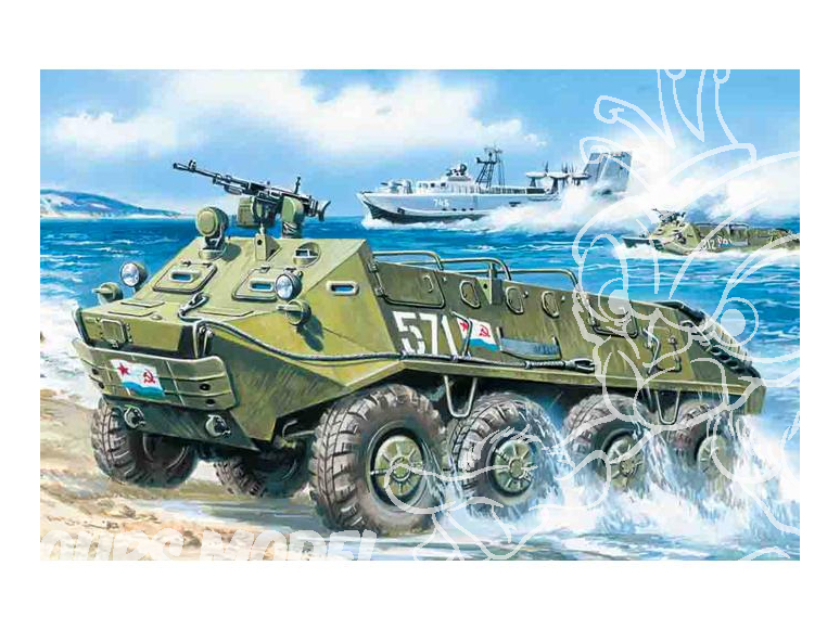Icm maquette militaire 72901 BTR-60P 1/72