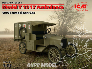 Icm maquette militaire 35661 Ford Model T 1917 Ambulance WWI 1/35