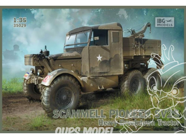 IBG maquette militaire 35029 TRACTEUR SCAMMELL PIONEER (unités du Génie) SV/2S DEPANNAGE LOURD 1/35