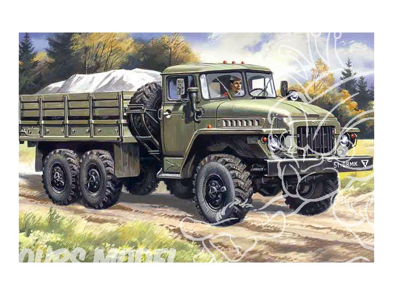 Icm maquette militaire 72711 Ural Ural-375D 1/72