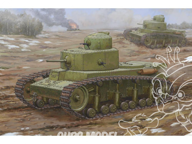 Hobby Boss maquette militaire 83887 T-12 Tank medium sovietique 1/35