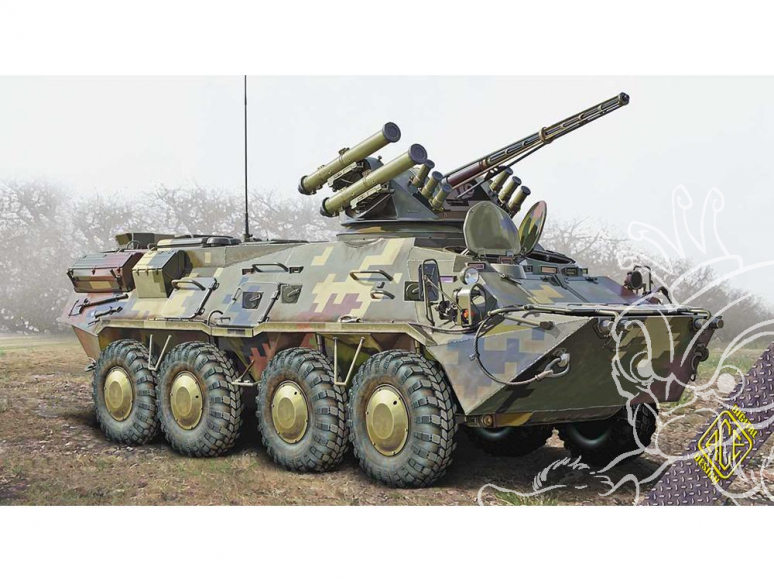 Ace Maquettes Militaire 72175 BTR-3E1 TRANSPORT BLINDE DE PERSONNEL UKRAINIEN 2016 1/72