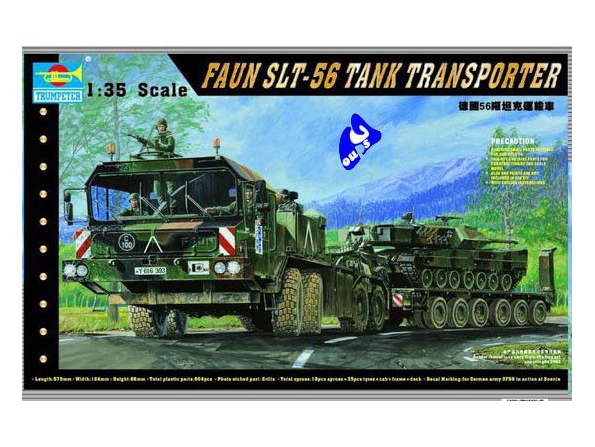 Trumpeter maquette militaire 00203 Tank TRANSPORT Slt-56 1/35