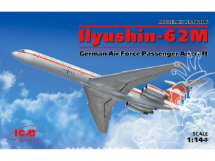 Icm maquette avion 14406 Ilyushin IL-62M 1/144