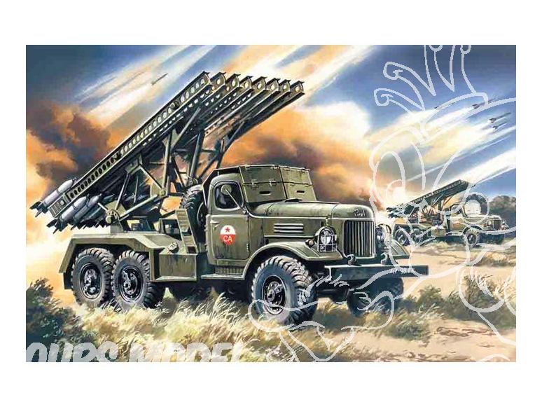 Icm maquette militaire 72571 BM-13-16N "Katiusha" lance roquettes multiple Sovietique WWII 1/72