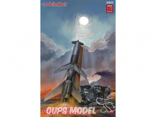 Modelcollect maquette militaire 72072 Rheintochter avec lanceur fixe 1/72