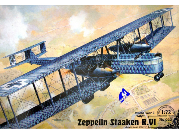 Roden maquettes avion 050 ZEPPELIN STAAKEN R.VI 1/72