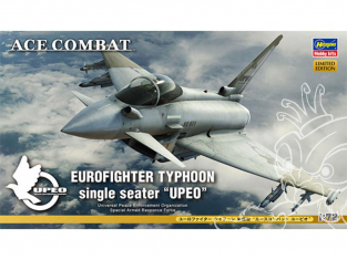Hasegawa maquette avion 52155 Eurofighter Typhoon Single Seater 'Ace Combat UPEO' 1/72