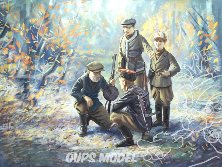 Icm maquette figurines 35631 Partisans Sovietiques WWII 1/35