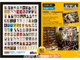 ETA diorama 401 Imprimé Magazines Israel (1942 - 2013) 1/35